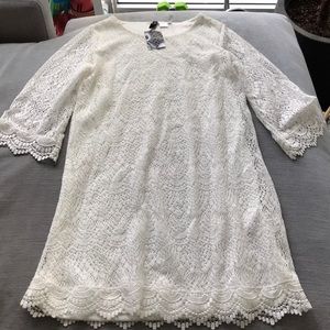 White lace dress from H&M NWT